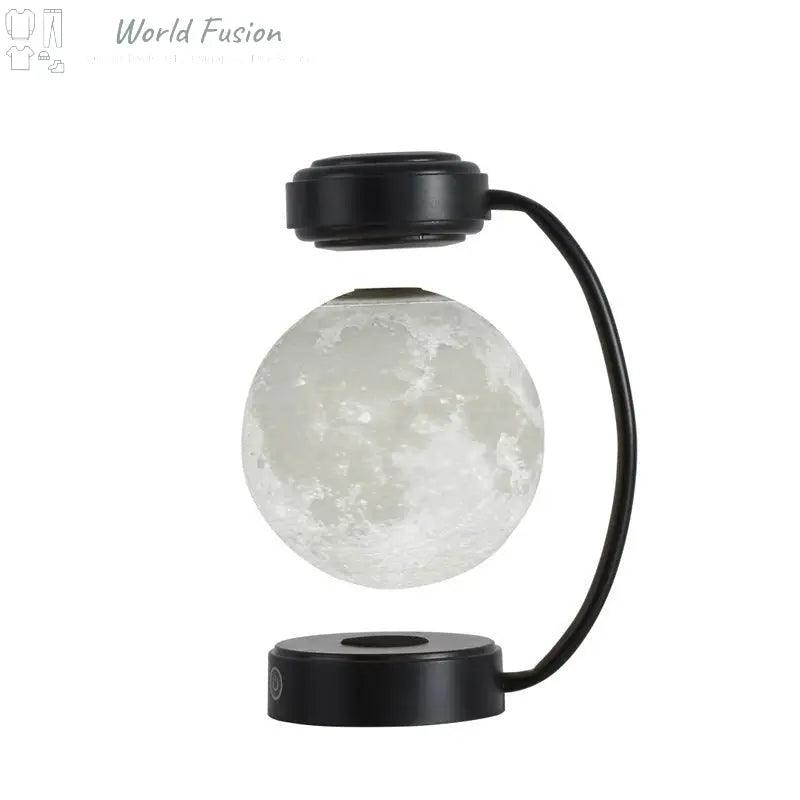 3D LED Moon Night Light Wireless Magnetic Levitating Rotating Floating Ball Lamp For School Office Bookshop Home Decoration - World Fusion