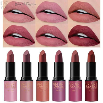 Bullet Matte Lipstick Set Matte Waterproof - World Fusion