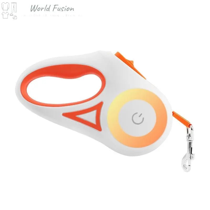 Dog Leash Retractable Leash And Dog Collar Spotlight Automatic Pet Dog Cat Traction Rope For Small Medium Dogs Pet Product - World Fusion