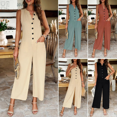 Feminine Temperament Jumpsuit