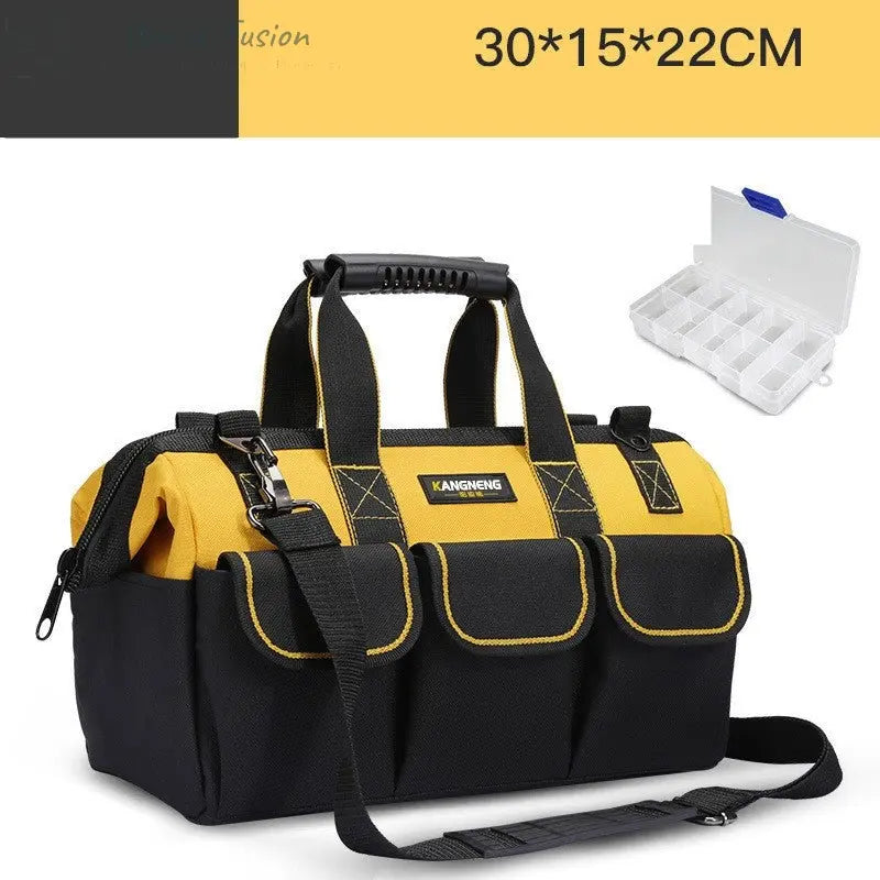 Hand-held Tool Multifunctional Canvas Thick Wear-resistant Tool Bag - World Fusion