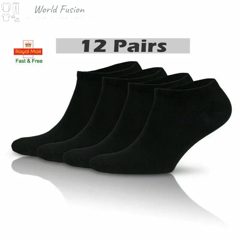 Invisible Cotton Socks - World Fusion