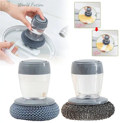 Palm Brush Soap Dispenser