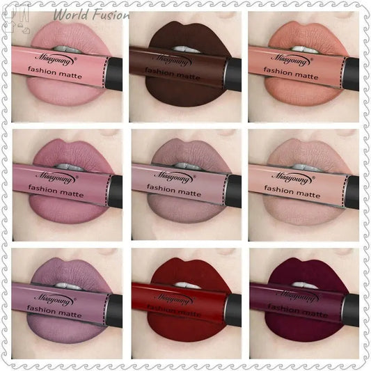Matte Lip Gloss Non-Stick Lipstick