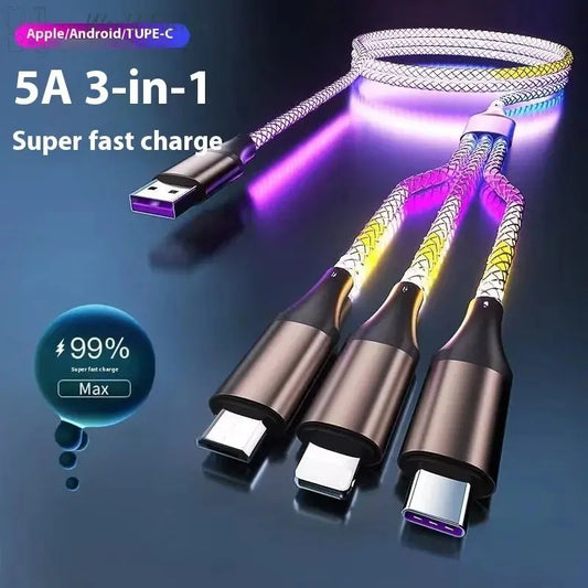 Luminous Fast Charging Cable - World Fusion