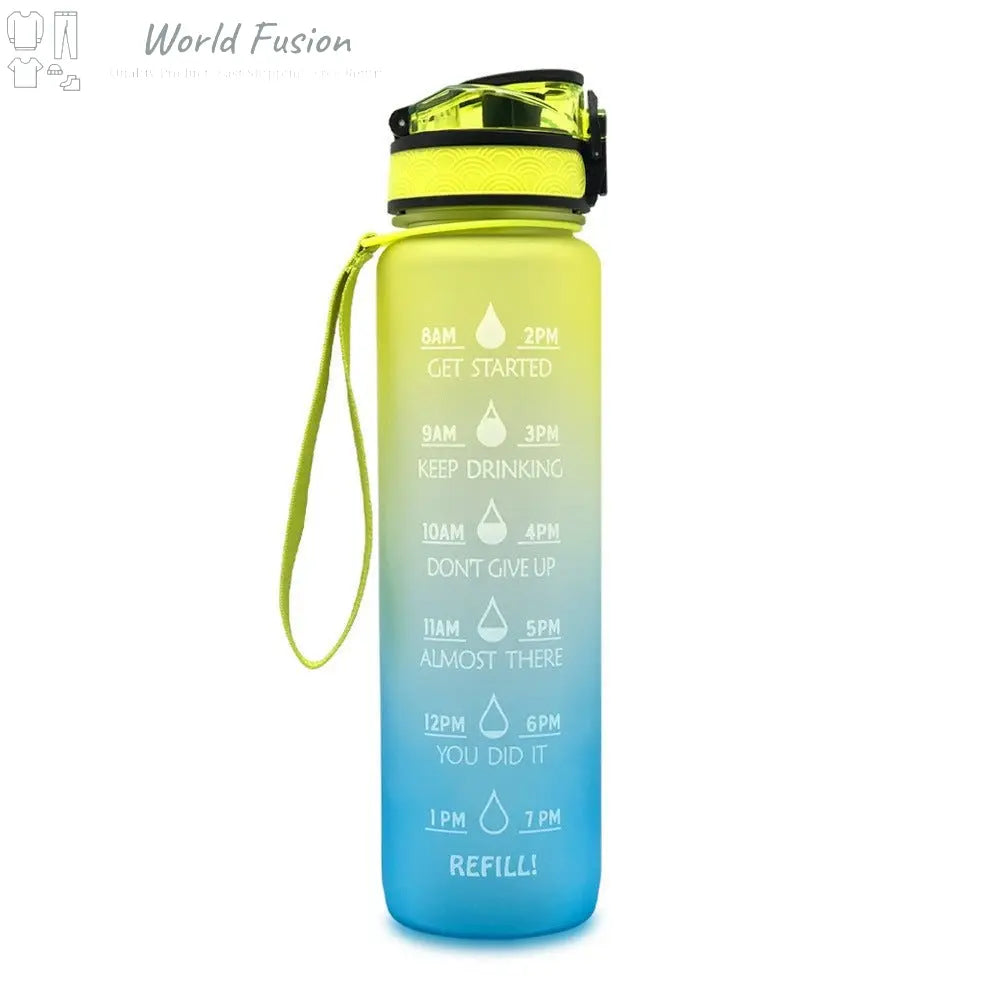 Motivational Water Bottle - World Fusion