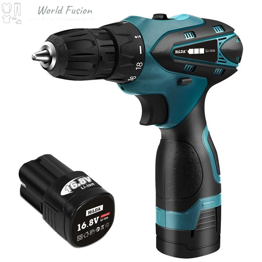 Multifunctional household lithium electric drill - World Fusion