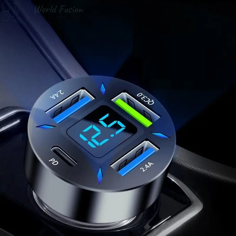 Multiport Car Charger - World Fusion
