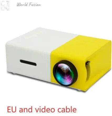 Portable Projector 3D Hd Led Home Theater Cinema HDMI-compatible Usb Audio Projector Yg300 Mini Projector - World Fusion