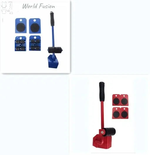 Professional Furniture Transport Moving Lifter Tool Mover Device 5PCS per Set - World Fusion