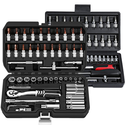 Ratchet Socket Wrench Set for Auto Repair