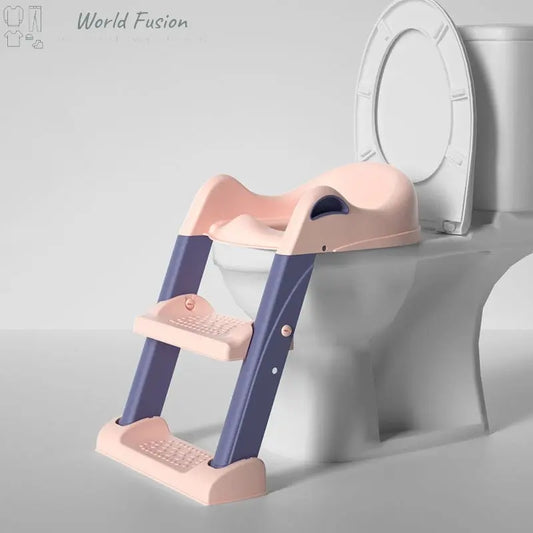 Folding Baby Ladder Toilet Seat Cushion