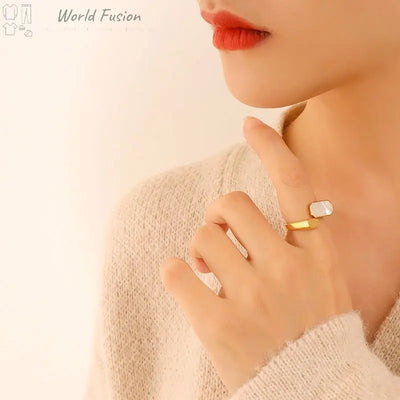 Fashion Seashell Ring - World Fusion