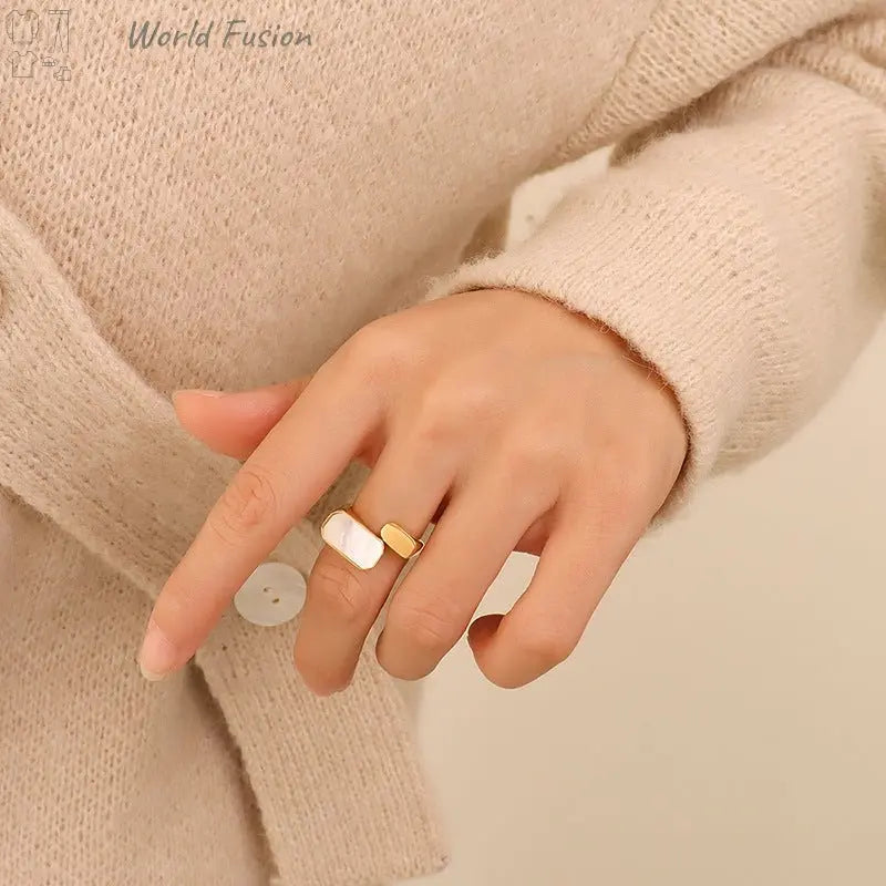 Fashion Seashell Ring - World Fusion