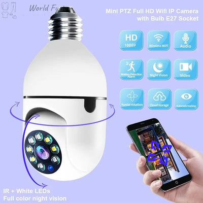 Bulb WiFi Camera 1080P 5G Monitor