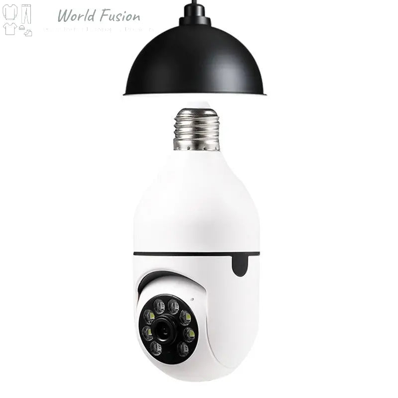 WiFi CAMERA 1080P Bulb 4X Zoom Camera E27 Home 5GWiFi Alarm Monitor - World Fusion