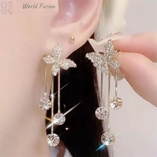 Women Elegant Long Earrings - World Fusion