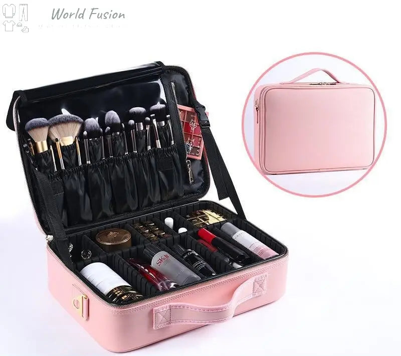 Women's Cosmetic Bag Cosmetic Bag Beauty Storage Box - World Fusion