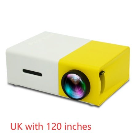 Portable Projector 3D Hd Led Home Theater Cinema HDMI - compatible Usb Audio Projector Yg300 Mini Projector - World Fusion